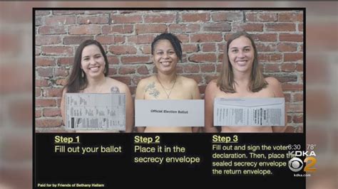 Local Politicians Go Naked To Raise Awareness About Naked Ballots
