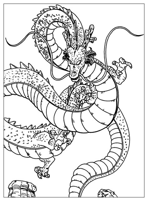 It tells about the adventures of the boy son goku, who has incredible strength and tenacity. Shenron - Dragon Ball Z Kids Coloring Pages