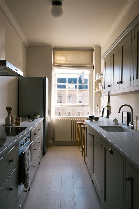 Shaker Galley Kitchen A Stylish Small Design By Devol For The Founders