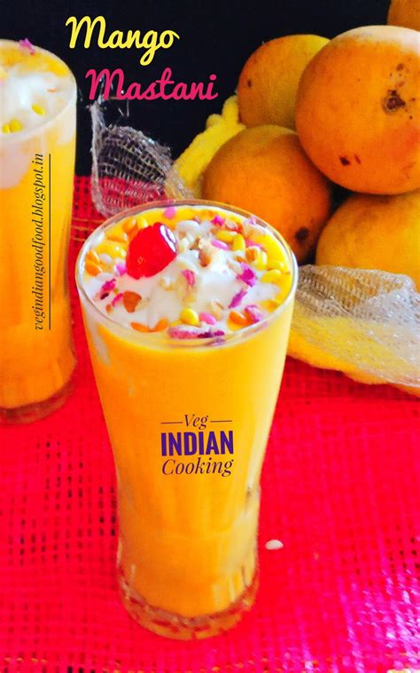 Veg Indian Cooking Mango Mastani Recipe