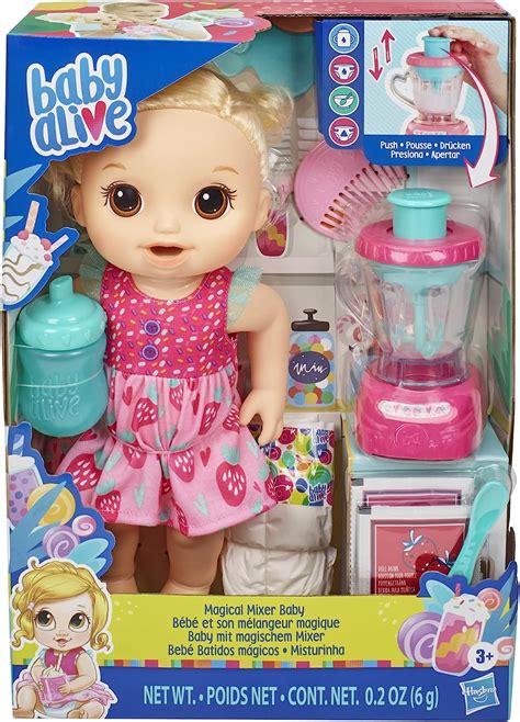 Buy Baby Alive Magical Mixer Baby Doll Strawberry Shake With Blender