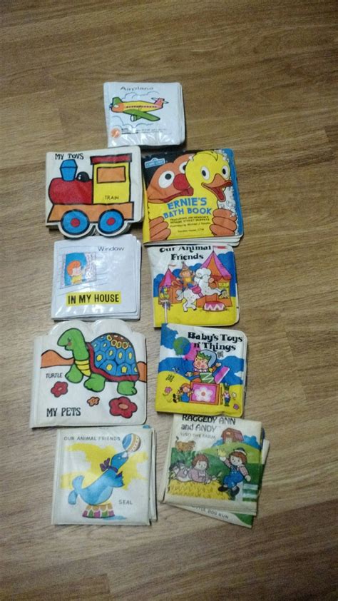 Plastic Squeaky Baby Books 1970s80s Childhood Memories Vintage