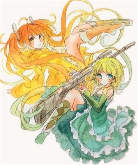 Enju And Tina Black Bullet My Little Monster Little Monsters 2014 Anime Novel Genres Black