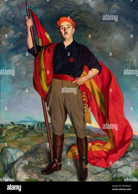 Portrait Of Francisco Franco 1941 Found In The Collection Of Museo De