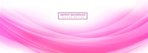 Abstract Pink Wave Banner Template Vector 382161 Vector Art At Vecteezy