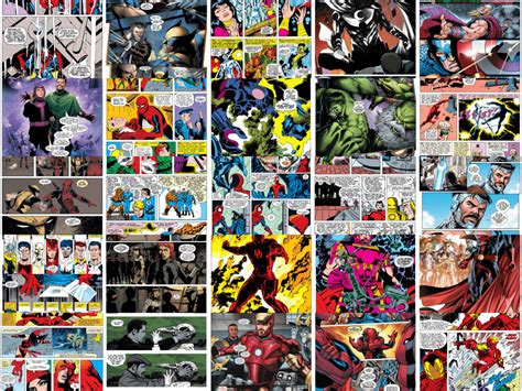 Marvel Comic Poster Wall Collage Drapster
