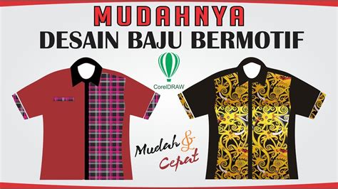 28 Desain Baju Batik Dengan Coreldraw