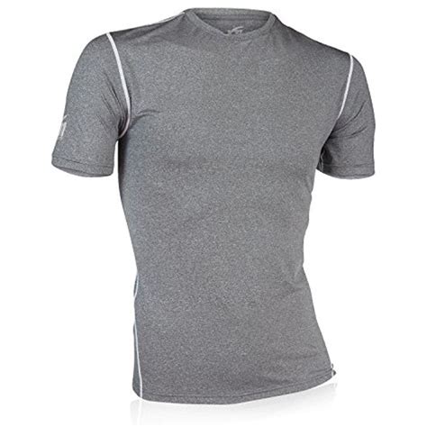 X31 Sports Mens Performance Base Layer Workout T Shirt For Running
