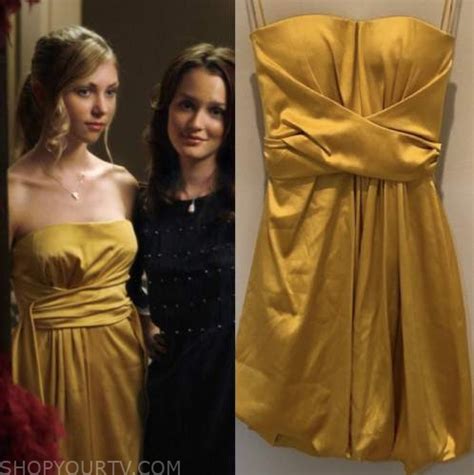 Gossip Girl Season 1 Episode 5 Jennys Yellow Dress Shop Your Tv