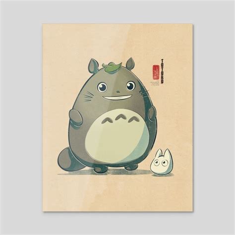 Totoro My Neighbor Totoro An Art Print By Diana Zaky Inprnt