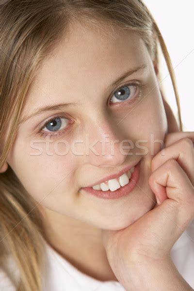 Portrait Of Pre Teen Girl Smiling Stock Photo © Monkey Business Images