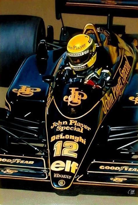 Ayrton Senna 1986 Lotus Renault 98t Turbo Jps Trabajo Terminado