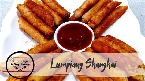 how to cook lumpiang shanghai elvira s kusina lutong bahay youtube