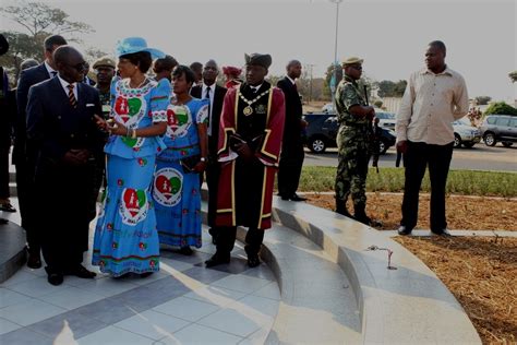 First Lady Unveils ‘beautify Malawi Roundabouts In Lilongwe Malawi