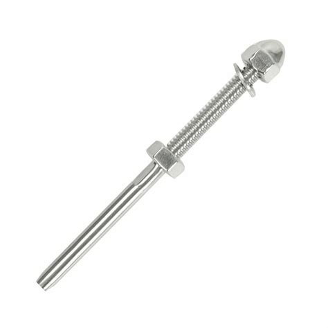 Stainless Steel T316 Swage Threaded Tensioner End Fitting 18 Cable R