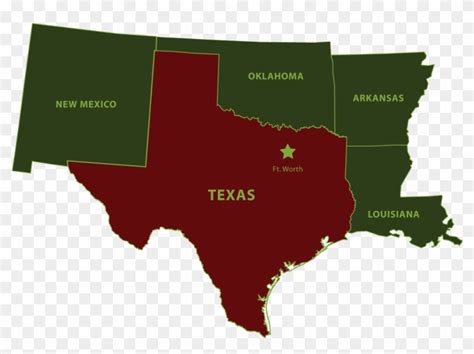 Map Of Texas Arkansas Oklahoma And Louisiana