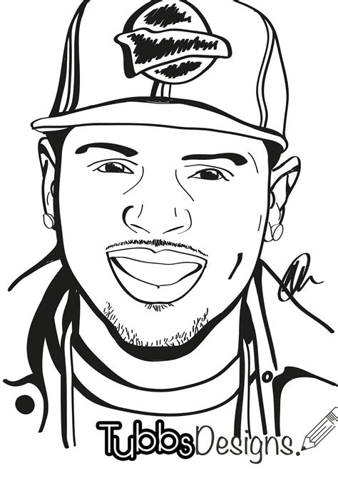 Free Coloring Pages Chris Brown Coloring Pages