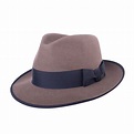 Stetson Fedora Hut Furfelt braun