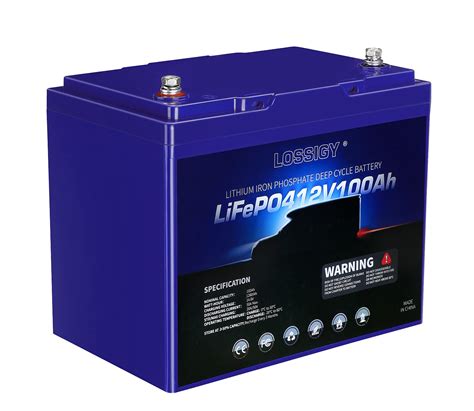 Buy 12v 100ah Lifepo4 Battery 1280wh Deep Cycle Lithium Built In 50a