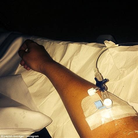 Lauren Goodger Posts Snap From Dubai Hospital Bed After Collapsing Due