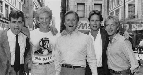 Kirk Douglas And Sons 1988 Photos Famous Fathers With Their