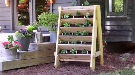 How To Build A Vertical Herb Planter Youtube