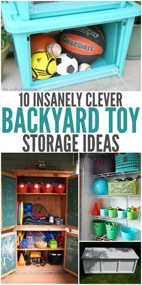 10 Best Outdoor Storage Ideas To Organize Backyard Toys