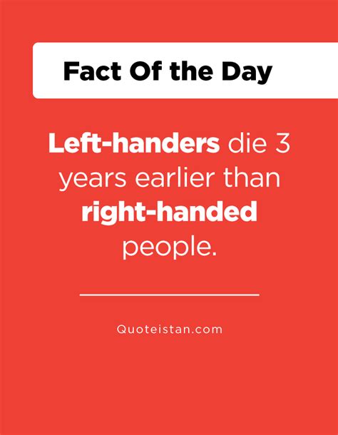 Share motivational and inspirational quotes about left hand. Left-handers die 3 years earlier than right-handed people. | Happy left handers day, Left handed ...