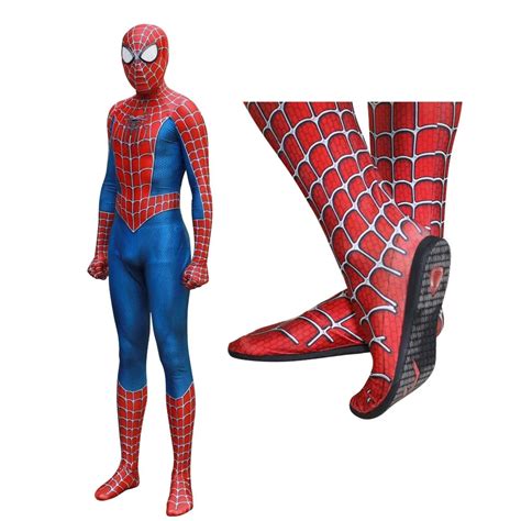 Raimi Spiderman Kostuum Costume 3d Print Fullbody Halloween Cosplay