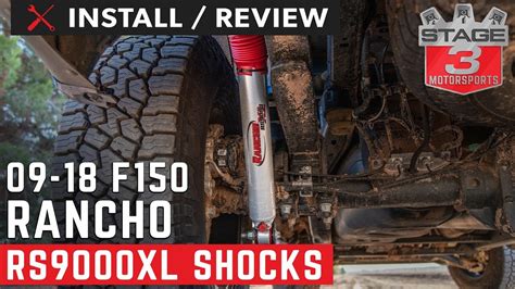 F Wd Rancho Rear Rs Xl Shock Install And Review Youtube