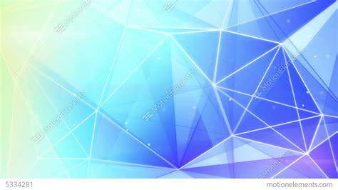 Abstract Triangle Geometrical Blue Background Loop Stock Animation 5334281