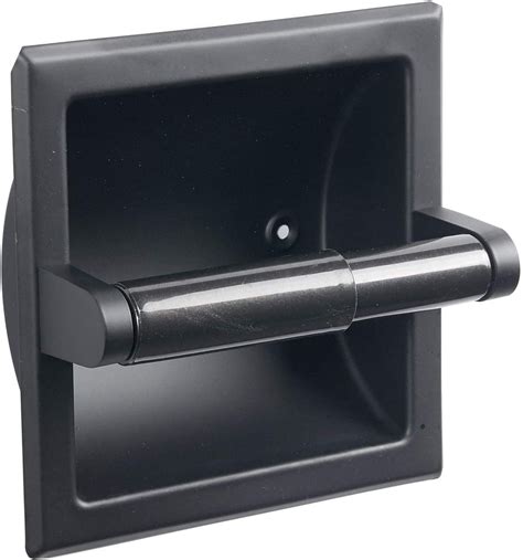 Bgl Recessed Toilet Paper Holder Stainless Steel 304 Matte Black