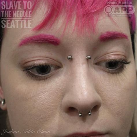 joshua noble olson face piercings piercings bridge piercing