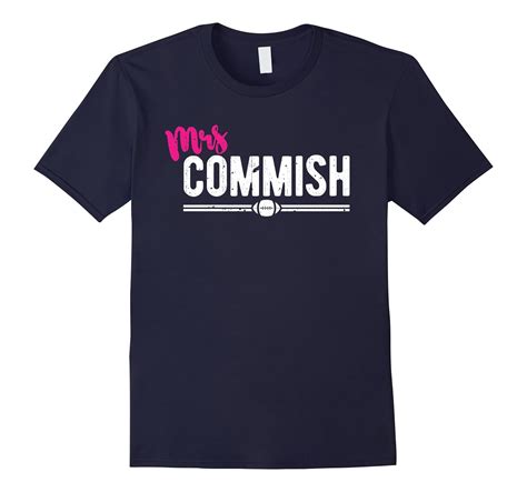 Mrs Commish Funny Female Fantasy Football Wife T Shirt Art Artshirtee