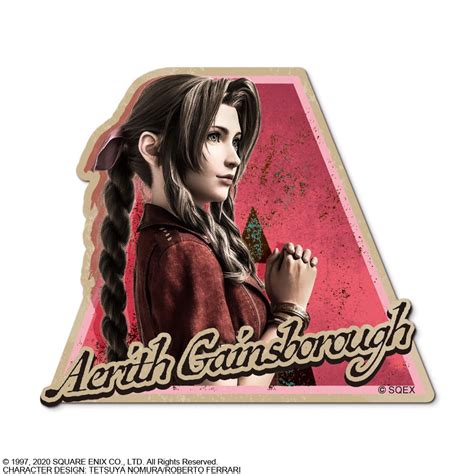 Final Fantasy Vii Remake Character Sticker Aerith Gainsborough