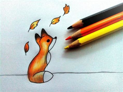 Рисунки лисы для срисовки 40 картинок классные