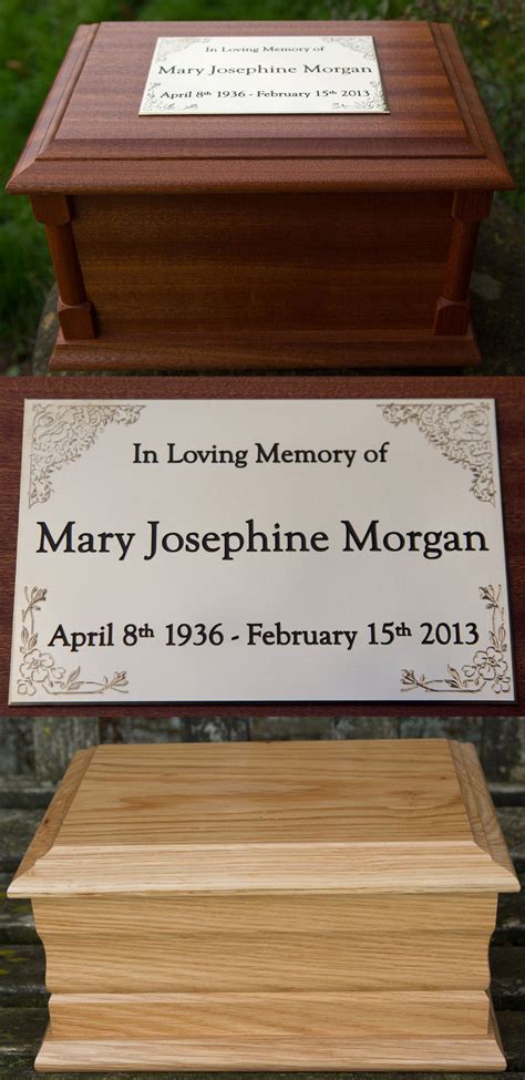 At The Sign Maker We Make Memorial Caskets As Well As Memorial Plaques Ref Se