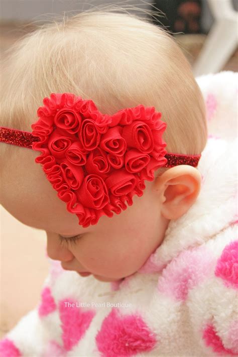 Valentines Bow Baby Girl Baby Girl Headband Valentines Headband