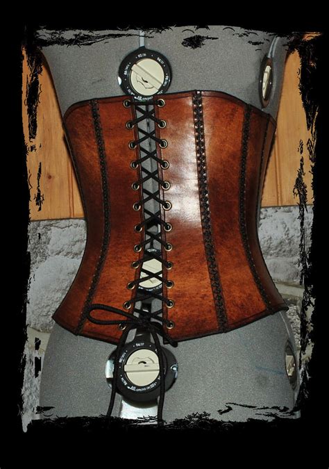 Leather Corset Back View By Lagueuse On Deviantart