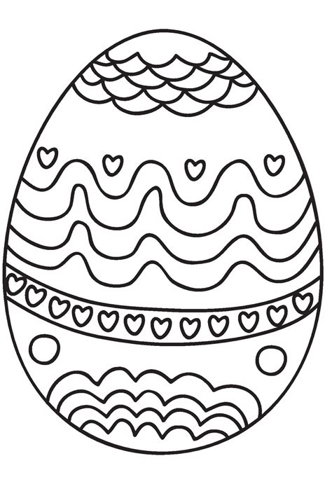 Actividades Para Educación Infantil 6 Huevos De Pascua Para Colorear