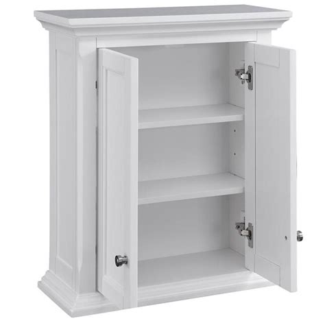 Allen Roth Roveland 24 In W X 28 In H X 10 In D White Bathroom Wall