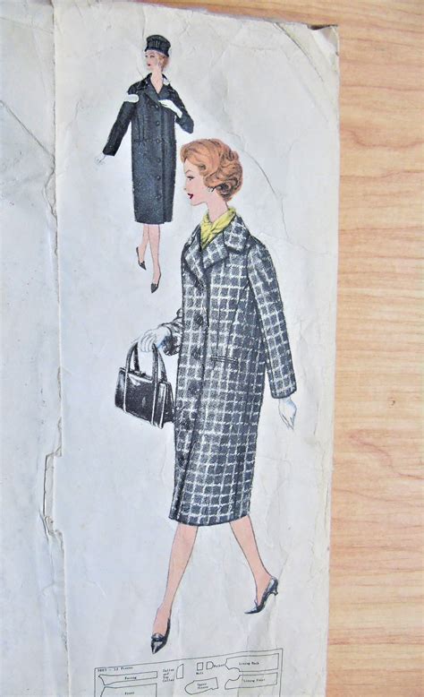 Rare Vintage 1950s Vogue Sewing Pattern 3003 Size 18 Bust Etsy