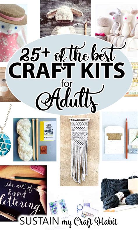 25 Of The Best Craft Kits For Adults 2022 Sustain My Craft Habit