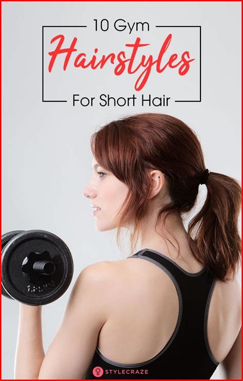 One of our favourite gym hairstyles for long cardio sessions? 10 Sporty Gym Hairstyles For Short Hair | Gym hairstyles ...