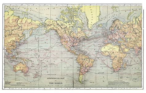 1892 World Map
