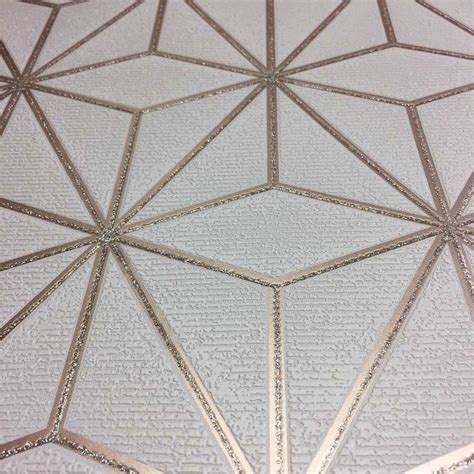 Pulse Star Geo Wallpaper Textured Glitter Metallic Luxury Modern Fine