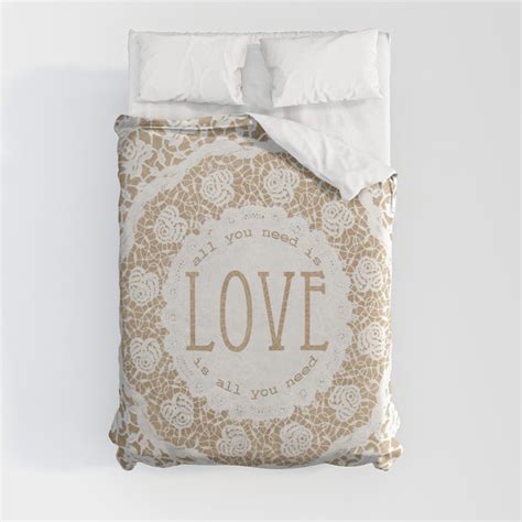 All You Need Is Love Duvet Cover By Jenndalyn Society6