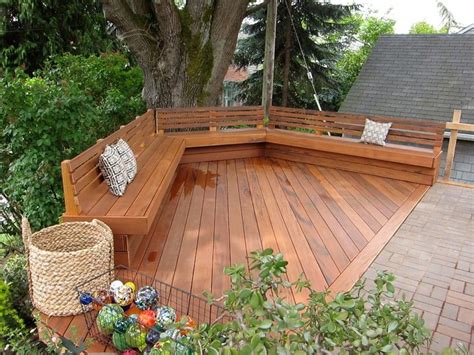 30 Wooden Benches That Increase The Welcome Of Your Garden Deck