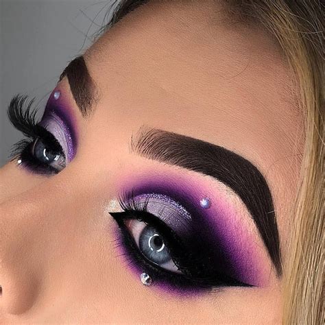 Dramatic And Bold Smokey Eye Makeup With Purple Shades By Rubyhmua 💜😊