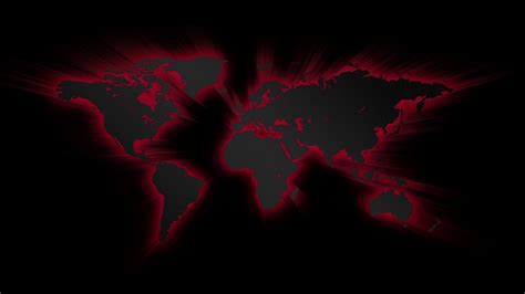 Fiery World Map On Black Wallpaper Wallpapers And Images